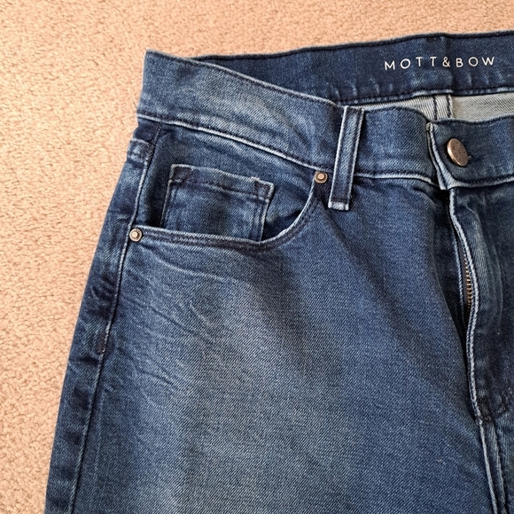 Mott & Bow Jeans Women's 29 Blue Boyfriend Fit Denim - Picture 3 of 13